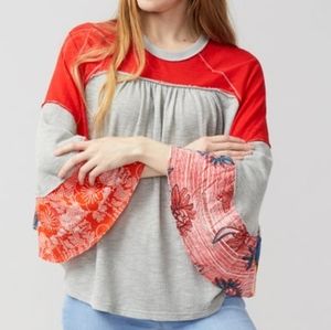 FREE PEOPLE  ' We the free' Friday Fever Top Sz L